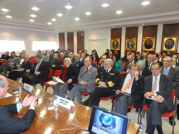 Attendees gather at the chapter's January seminar on the “Internationalization of the National Defense Technological and Industrial Base” held at the Portuguese Industrial Association in Lisbon.